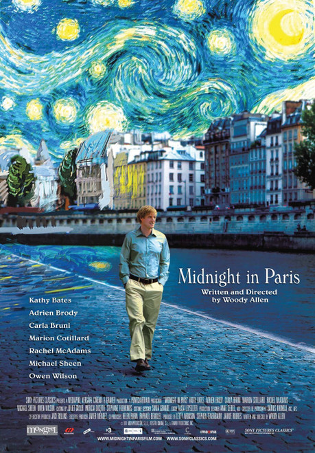 Midnight in Paris (2011)_1 Poster Canvas Movie Film Print A0 A1 A2 A3 A4 A5 A6 A